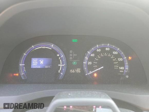 2010 Lexus HS with VIN JTHBB1BAXA2023238, listed as a Copart auction lot 73402134 with 156,796 mi miles and Salvage Title. Bid and sale history available at carsss.com. Image 9.
