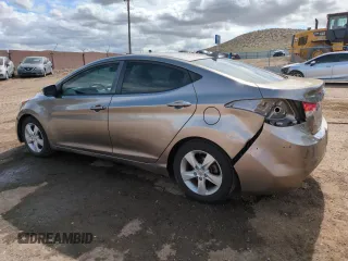 2013 Hyundai Elantra GLS with VIN 5NPDH4AE4DH454286, listed as a Copart auction lot 61671825 with 155,667 mi miles and Salvage title. Bid and sale history available at DreamBid. Image 2.