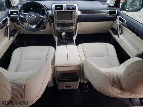 2020 Lexus GX with VIN JTJAM7BX4L5267142, listed as a Copart auction lot 83497284 with 54,043 mi miles and Salvage Title. Bid and sale history available at carsss.com. Image 8.
