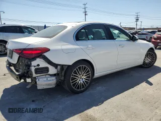 2024 Mercedes-Benz C 300 with VIN W1KAF4GB4RR236568, listed as a Copart auction lot 57689045 with 4,008 mi miles and Salvage title. Bid and sale history available at DreamBid. Image 3.
