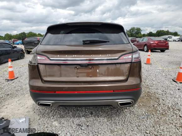 2022 Lincoln Nautilus Standard with VIN 2LMPJ8J97NBL01216, listed as a Copart auction lot 66840114 with 25,304 mi miles and Salvage Title. Bid and sale history available at carsss.com. Image 6.