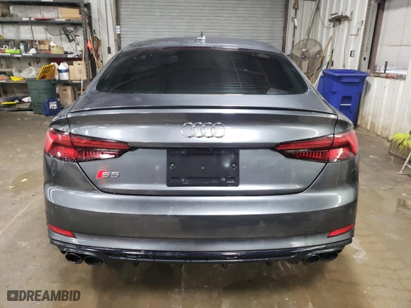 2019 Audi S5 Sportback Prestige with VIN WAUC4CF54KA027914, listed as a Copart auction lot 82860224 with NaN miles and Salvage Title. Bid and sale history available at carsss.com. Image 6.