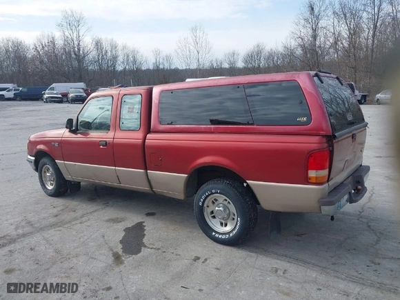 1997 Ford Ranger XL with VIN 1FTCR14U6VTA62921, listed as a IAAI auction lot 41349151 with 166,438 mi miles. Bid and sale history available at carsss.com. Image 3.