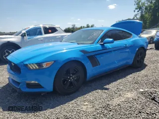2017 Ford Mustang V6 with VIN 1FA6P8AMXH5246807, listed as a Copart auction lot 53304045 with 147,064 mi miles and Salvage Title. Bid and sale history available at carsss.com. Image 1.