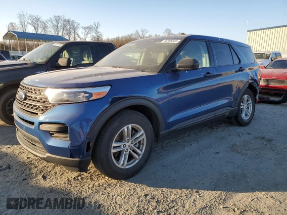 2022 Ford Explorer z VIN 1FMSK7BH4NGB93987, wystawiony jako Copart lot #46598345 z przebiegiem 85 281 mil mil oraz Szkoda całkowita • Salvage title. Historia ofert i sprzedaży dostępna na DreamBid. Obrazek 1.