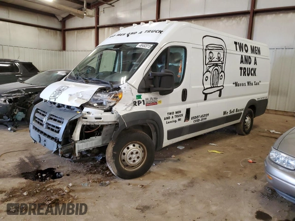 2015 Ram ProMaster Cargo with VIN 3C6URVJG7FE511292, listed as a Copart auction lot 48492015 with 117,298 mi miles and Clean Title. Bid and sale history available at carsss.com. Image 1.