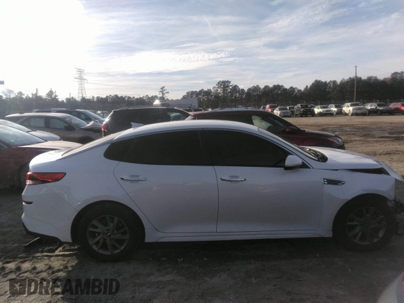 2019 Kia Optima LX with VIN 5XXGT4L36KG344923, listed as a IAAI auction lot 41101973 with 153,350 mi miles and . Bid and sale history available at DreamBid. Image 13.