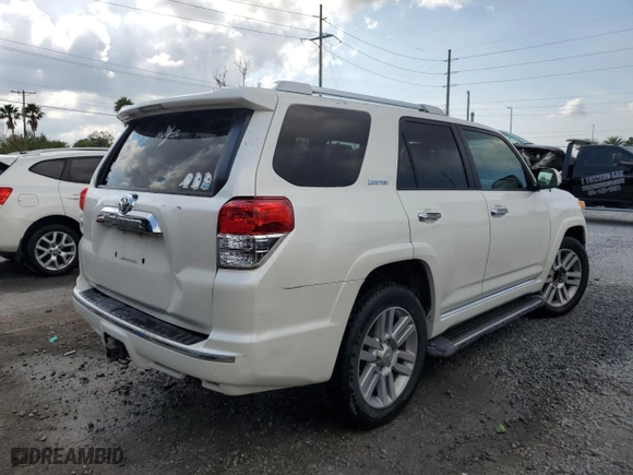 2010 Toyota 4Runner SR5 with VIN JTEZU5JR6A5011350, listed as a Copart auction lot 43526625 with 276,042 mi miles and Salvage Title. Bid and sale history available at carsss.com. Image 3.