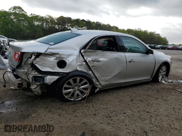 2016 Chevrolet Malibu LTZ with VIN 1G11E5SA0GF158427, listed as a Copart auction lot 51416175 with Not Provided miles and Salvage Title. Bid and sale history available at DreamBid. Image 3.