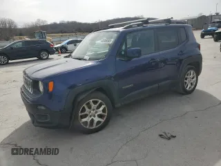2017 Jeep Renegade Latitude with VIN ZACCJABB2HPF55830, listed as a Copart auction lot 48368585 with 155,502 mi miles and Clean Title. Bid and sale history available at carsss.com. Image 1.
