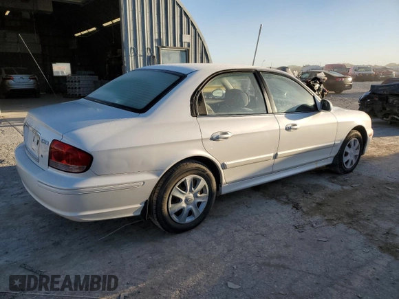 2003 Hyundai Sonata with VIN KMHWF25H53A755111, listed as a Copart auction lot 76359094 with 139,466 mi miles and Salvage Title. Bid and sale history available at carsss.com. Image 3.