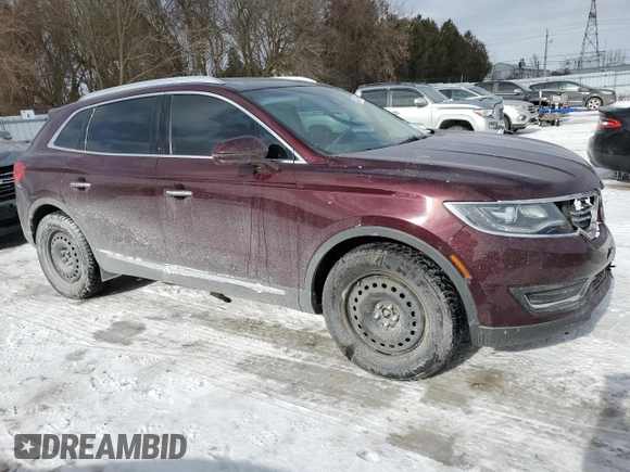 2017 Lincoln MKX Select with VIN 2LMPJ8KR7HBL11778, listed as a Copart auction lot 44276945 with 62,606 mi miles and Clean Title. Bid and sale history available at carsss.com. Image 4.
