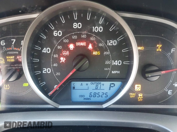 2013 Toyota RAV4 XLE with VIN JTMRFREV8DD002222, listed as a IAAI auction lot 42342446 with 68,525 mi miles and . Bid and sale history available at DreamBid. Image 15.