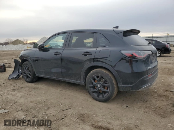 2024 Honda HR-V Sport with VIN 3CZRZ2H51RM744848, listed as a Copart auction lot 43876235 with 7,374 mi miles and Salvage Title. Bid and sale history available at DreamBid. Image 2.