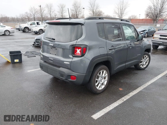 2022 Jeep Renegade Latitude with VIN ZACNJDB18NPN78989, listed as a IAAI auction lot 41636684 with 19,763 mi miles and . Bid and sale history available at DreamBid. Image 4.