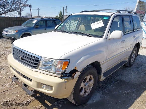 2000 Toyota Land Cruiser with VIN JT3HT05J5Y0126396, listed as a IAAI auction lot 41986185 with 201,156 mi miles. Bid and sale history available at carsss.com. Image 21.