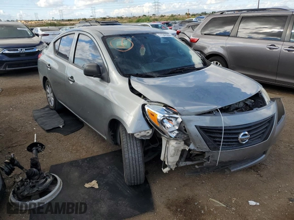 2012 Nissan Versa SV with VIN 3N1CN7AP9CL808344, listed as a Copart auction lot 71943844 with 133,288 mi miles and Salvage Title. Bid and sale history available at carsss.com. Image 4.