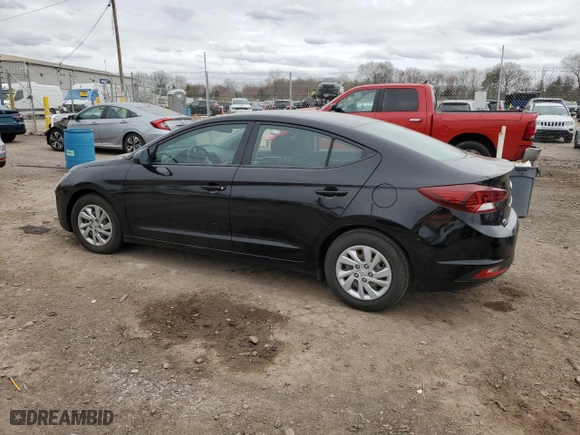 2019 Hyundai Elantra SE with VIN KMHD74LF3KU781169, listed as a Copart auction lot 42760235 with 0 mi miles and Salvage Title. Bid and sale history available at carsss.com. Image 2.