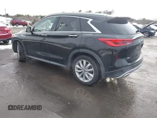 2019 Infiniti QX50 Essential with VIN 3PCAJ5M39KF112321, listed as a IAAI auction lot 41625297 with 82,032 mi miles and . Bid and sale history available at DreamBid. Image 3.