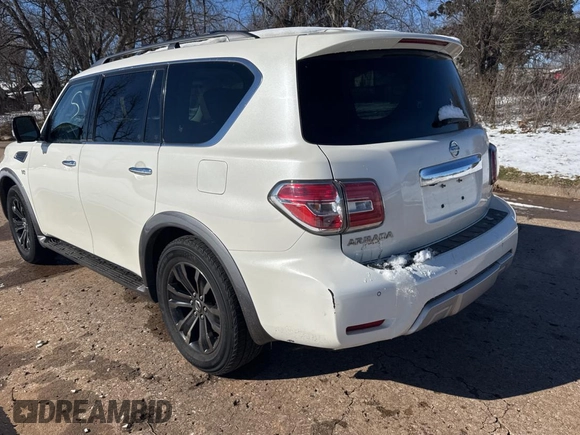 2017 Nissan Armada SL with VIN JN8AY2ND9H9010137, listed as a Copart auction lot 88577195 with 213,296 mi miles and Clean Title. Bid and sale history available at carsss.com. Image 3.