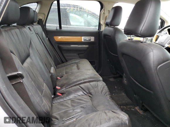 2010 Lincoln MKX with VIN 2LMDJ8JC2ABJ34580, listed as a Copart auction lot 88117285 with 0 mi miles and Salvage Title. Bid and sale history available at carsss.com. Image 11.