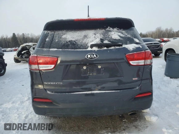 2018 Kia Sorento LX with VIN 5XYPGDA34JG378201, listed as a Copart auction lot 87884655 with 90,543 mi miles and Clean Title. Bid and sale history available at carsss.com. Image 6.