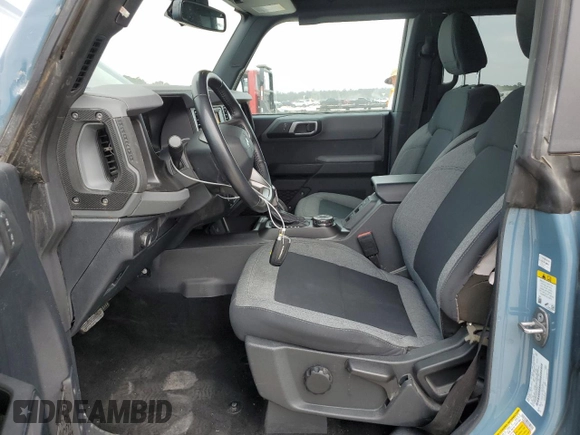 2022 Ford Bronco with VIN 1FMEE5BP5NLB10929, listed as a Copart auction lot 53460175 with 85,192 mi miles and Salvage title. Bid and sale history available at DreamBid. Image 7.