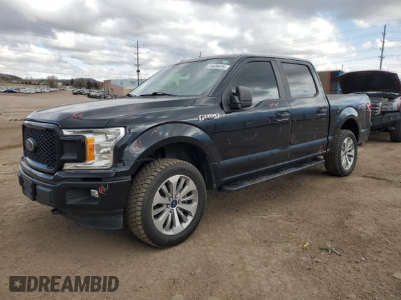 2018 Ford F-150 XL with VIN 1FTEW1E51JKE90789, listed as a Copart auction lot 51926975 with 83,707 mi miles and Salvage Title. Bid and sale history available at DreamBid. Image 1.