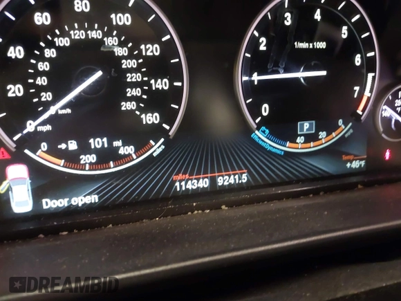 2014 BMW 5 Series 535i with VIN WBA5B1C57ED480208, listed as a IAAI auction lot 41257404 with 114,340 mi miles and . Bid and sale history available at DreamBid. Image 7.