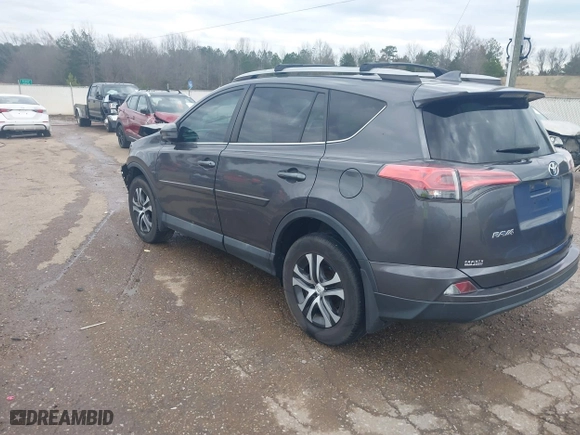 2018 Toyota RAV4 LE with VIN 2T3ZFREV9JW453996, listed as a IAAI auction lot 41499826 with 105,167 mi miles. Bid and sale history available at carsss.com. Image 3.