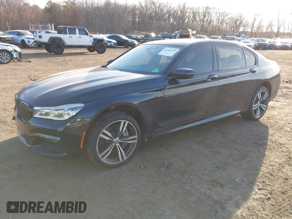 2017 BMW 7 Series 750i with VIN WBA7F0C34HGM21805, listed as a IAAI auction lot 41446797 with 88,753 mi miles and . Bid and sale history available at DreamBid. Image 2.