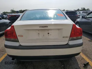 2002 Volvo S60 with VIN YV1RS61R522139334, listed as a Copart auction lot 66400194 with 0 mi miles and Salvage Title. Bid and sale history available at carsss.com. Image 6.