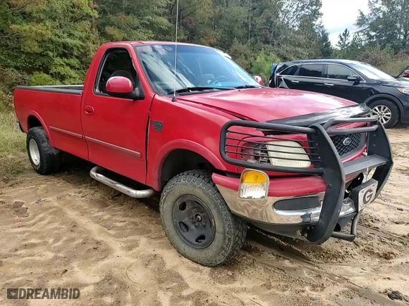 1998 Ford F-150 Standard with VIN 1FTZF18W0WNA48260, listed as a Copart auction lot 79520534 with 202,613 mi miles and Salvage Title. Bid and sale history available at carsss.com. Image 10.