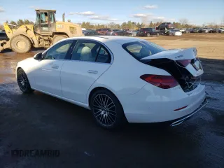 2024 Mercedes-Benz C 300 with VIN W1KAF4HBXRR164323, listed as a Copart auction lot 42512355 with 7,494 mi miles and Salvage Title. Bid and sale history available at DreamBid. Image 2.