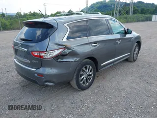 2015 Infiniti QX60 with VIN 5N1AL0MM2FC536816, listed as a IAAI auction lot 42545584 with 109,542 mi miles and . Bid and sale history available at DreamBid. Image 4.