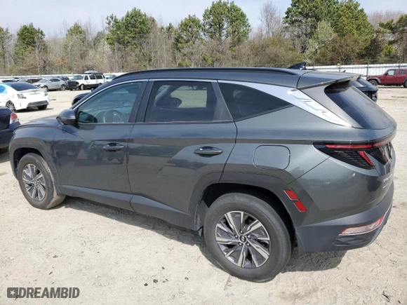 2022 Hyundai Tucson Hybrid Blue with VIN KM8JBCA1XNU062718, listed as a Copart auction lot 49504805 with 41,379 mi miles and Salvage Title. Bid and sale history available at carsss.com. Image 2.