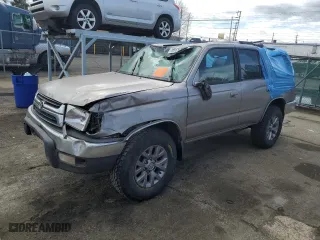 2001 Toyota 4Runner SR5 with VIN JT3HN86R610360338, listed as a Copart auction lot 46833875 with 277,146 mi miles and Non Repairable. Bid and sale history available at carsss.com. Image 1.