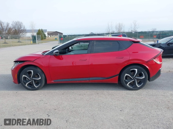 2022 Kia EV6 GT-Line with VIN KNDC4DLCXN5027702, listed as a IAAI auction lot 41891614 with 68,045 mi miles and . Bid and sale history available at DreamBid. Image 14.