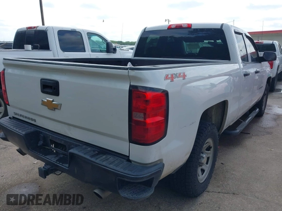 2017 Chevrolet Silverado 1500 Work Truck with VIN 1GCVKNEC2HZ379543, listed as a IAAI auction lot 42043878 with 193,106 mi miles. Bid and sale history available at carsss.com. Image 4.