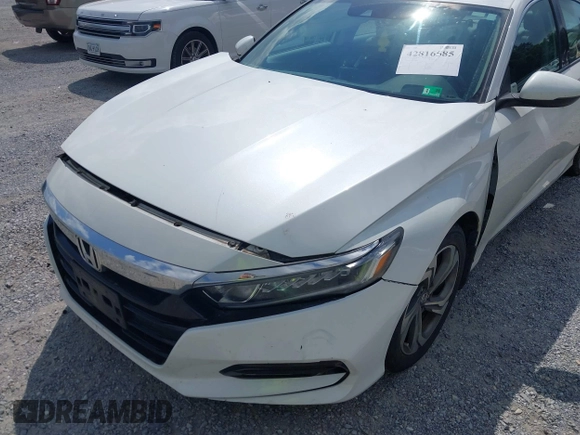2018 Honda Accord EX-L with VIN 1HGCV1F55JA240858, listed as a IAAI auction lot 42816585 with 75,318 mi miles and . Bid and sale history available at DreamBid. Image 19.