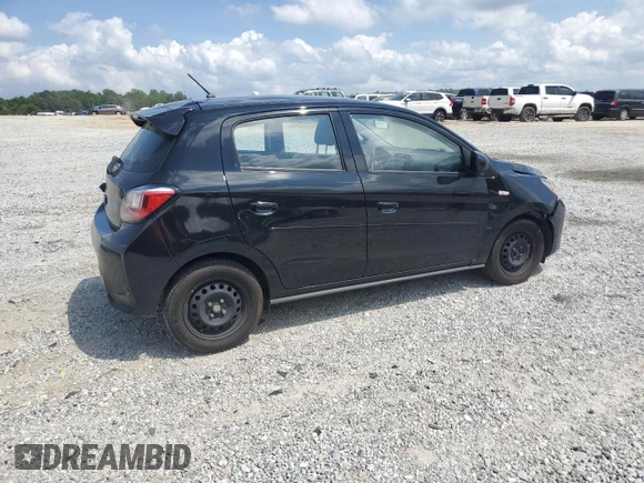 2022 Mitsubishi Mirage ES с VIN ML32AUHJ5NH009170, выставлен на аукционе Copart как лот 54582395 с пробегом 152 663 миль миль и Списание • Salvage title. История ставок и продаж доступна на DreamBid. Изображение 3.
