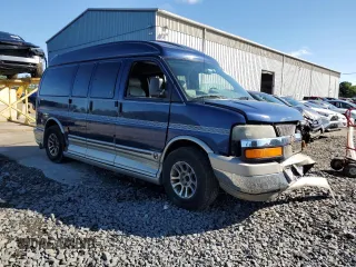 2004 Chevrolet Express Passenger z VIN 1GBFG15T841212230, wystawiony jako Copart lot #61109634 z przebiegiem 154 493 mil mil oraz Szkoda całkowita • Salvage title. Historia ofert i sprzedaży dostępna na DreamBid. Obrazek 4.