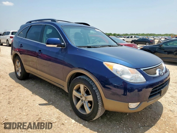 2008 Hyundai Veracruz GLS with VIN KM8NU13C68U037348, listed as a Copart auction lot 58433215 with 81,012 mi miles and Salvage title. Bid and sale history available at DreamBid. Image 4.