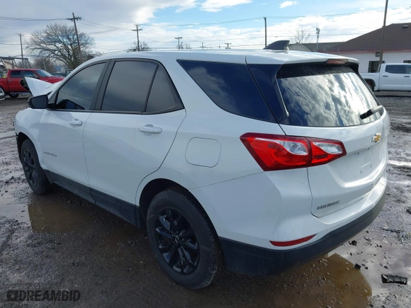 2020 Chevrolet Equinox LS with VIN 3GNAXSEV2LS611202, listed as a IAAI auction lot 41209738 with 76,327 mi miles. Bid and sale history available at carsss.com. Image 3.
