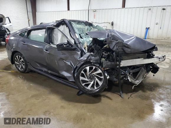 2016 Honda Civic EX with VIN 2HGFC2F79GH530654, listed as a Copart auction lot 54371555 with Not Provided miles and Salvage Title. Bid and sale history available at DreamBid. Image 4.