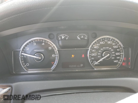 2009 Lincoln MKS z VIN 1LNHM94R89G601127, wystawiony jako Copart lot #60551075 z przebiegiem 102 000 mil mil oraz Szkoda całkowita • Salvage title. Historia ofert i sprzedaży dostępna na DreamBid. Obrazek 9.
