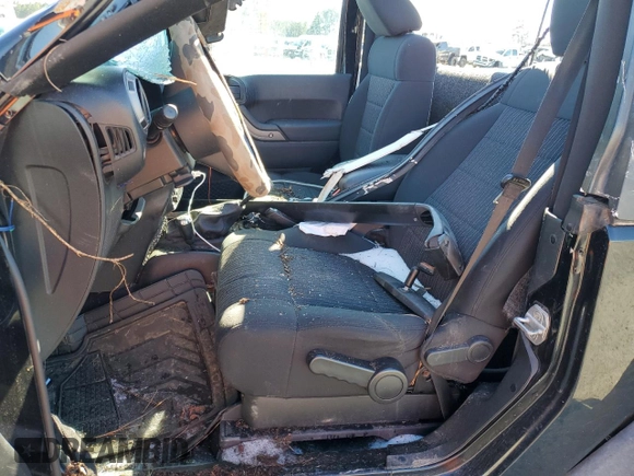 2012 Jeep Wrangler Sport with VIN 1C4AJWAG4CL227968, listed as a Copart auction lot 45925685 with 134,755 mi miles and Salvage title. Bid and sale history available at DreamBid. Image 7.