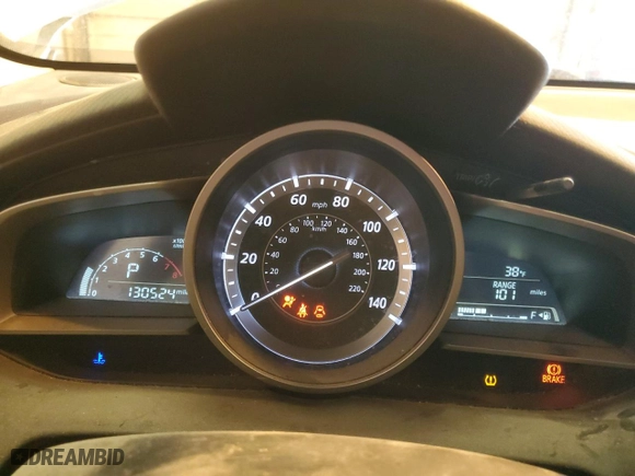 2016 Mazda CX-3 Touring with VIN JM1DKDC72G0139892, listed as a Copart auction lot 45292075 with 130,524 mi miles and Salvage Title. Bid and sale history available at carsss.com. Image 9.
