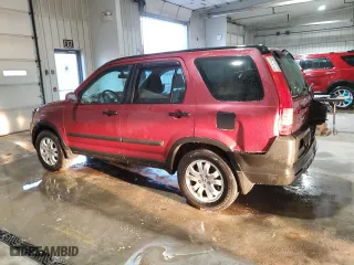 2005 Honda CR-V EX with VIN SHSRD778X5U328575, listed as a Copart auction lot 45533985 with 301,244 mi miles and Salvage Title. Bid and sale history available at carsss.com. Image 2.