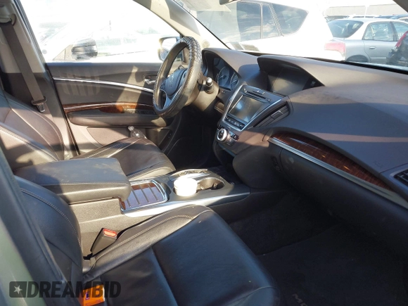 2017 Acura MDX w/Technology Pkg with VIN 5J8YD4H57HL000488, listed as a IAAI auction lot 41665825 with 72,485 mi miles. Bid and sale history available at carsss.com. Image 5.